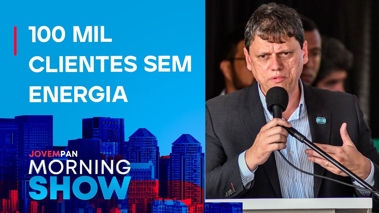 APAGÃO em SP: Tarcísio de Freitas diz que “ENEL tem que SAIR do BRASIL”