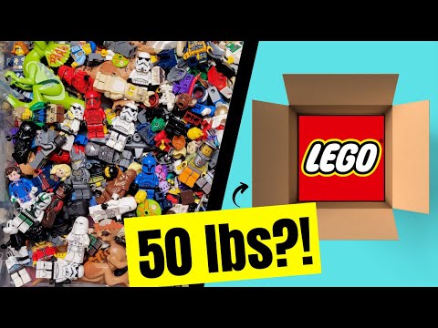 I Bought a 50 lb Lego Mystery Box with Hundreds of Minifigures!
