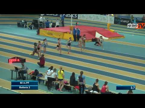 Batteria 2 60 metri Promesse Donne - Campionati Italiani Juniores e Promesse indoor 2019