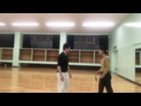 20190114ちはやふるでジャブ ワンツーを取る稽古