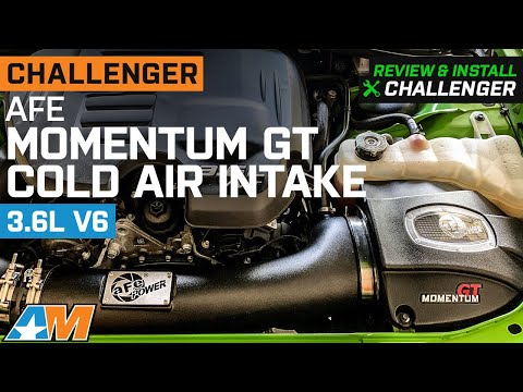 2011-2019 Dodge Challenger AFE Momentum GT Cold Air Intake with Pro DRY S Filter Review & Install