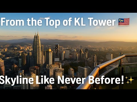 "KL Tower Wonders 🇲🇾 | Stunning 360° View from Malaysia’s Iconic Skyscraper!"