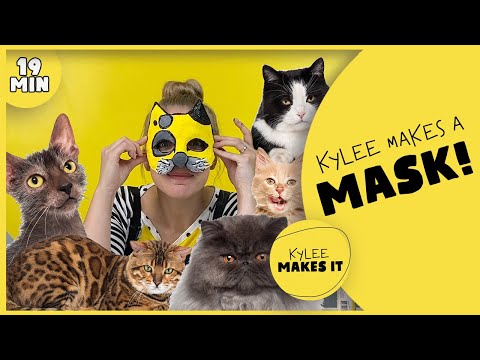 Kylee Makes a Mask | Kids Art Video about Masks, Symmetry Lesson, and the Beauty of Imperfection
