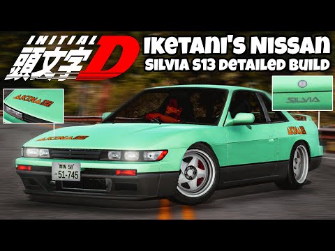 Building Iketani's Nissan Silvia S13 from Initial D (Detailed build) | Car Parking Multiplayer