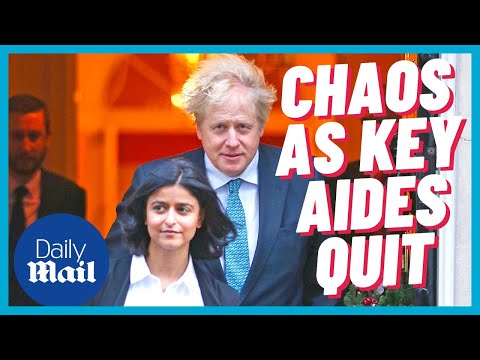 Chaos as Boris Johnson's four most senior aides QUIT