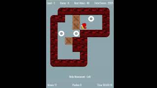 SOKOBAN - SOLUTION, LEVEL 01 GAME 08