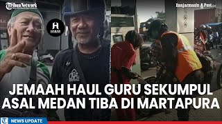 Download lagu Jemaah Haul Guru Sekumpul asal Medan Tiba di Martapura Kalsel, Naik Sepeda Motor Selama 14 Hari mp3