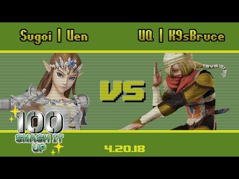 VQ | K9sBruce (Sheik) vs Sugoi | Ven (Zelda) - Wii U - SIU 100