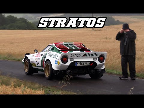 LANCIA STRATOS Gr.4 | Beautifull V6 sounds | Long clips at Eifel Rally Festival 2023