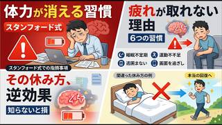 【知らないと損】体力が激変する6つの習慣（スタンフォード式