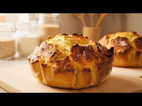 Never Buy Bread Again: A New Method! The Easiest Daily Bread