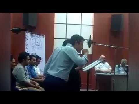 پشت صحنه برنامه رادیویی آوای امواج . مریم شیرزاد،افشین زی نوری