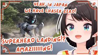 Subaru Can’t Stop SCREAMING With EXCITEMENT During Her Race Against a “GUNDAM”! 🤣🔥 | Hololive Clip