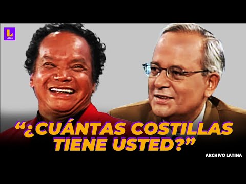 CÉSAR HILDEBRANDT Y MELCOCHITA: ENTREVISTA CUANDO EL COMEDIANTE QUERÍA SER CONGRESISTA