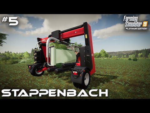 Making Clover Silage & Hay Bales, Stappenbach #5 Farming Simulator 19 Timelapse Seasons