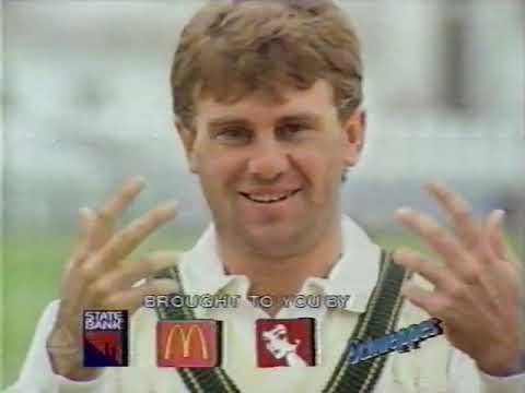 Nine Network The Benson and Hedges Test Series promo May 1990 finished
