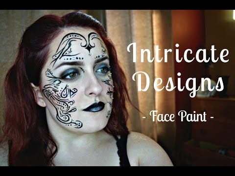 Intricate Designs Face Paint ~ Watch Me Paint | AJ Kane