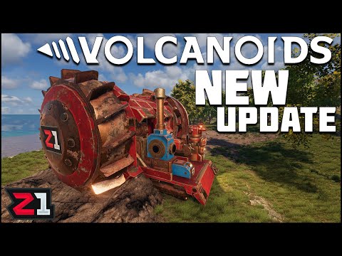 Steam Punk, Mining, Crafting and MORE! Volcanoids New Update Ep.1 | Z1 Gaming