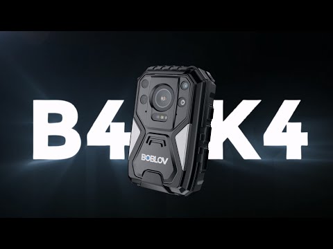 2023 TOP BOBLOV 4K Video Camera, B4K4 Body Cam, GPS&IP67 Wearable Camera