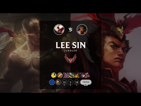 Lee Sin Jungle vs Jarvan IV - EUW Grandmaster Patch 12.15