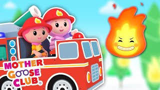 Fire Engine, Fire Engine + More | Mother Goose Club Cartoons #NurseryRhymes