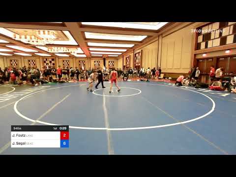 94 Lbs Rr Rnd 5 - Jason Foutz, Lancaster Alliance Wrestling Club (LAW) Vs Jordan Segal, Seagull Wr