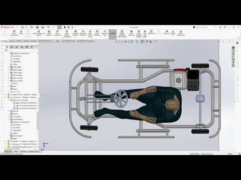 Ackermann Steering in Go-Cart\\SOLIDWORKS
