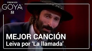 Leiva gana el Goya a Mejor Canción Original por &#39;La llamada&#39; | #Goya2018