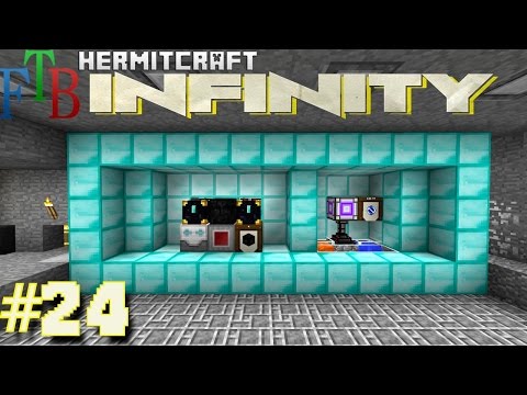 Minecraft Mods - FTB Infinity Ep. 24 - Bedrockium Machine SFM !!! ( HermitCraft Modded Minecraft )