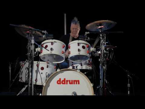 Ddrum Hybrid 5 Pieces Drum Set w/ Hardware Low Volume Zildjian Cymbals plus Mesh Heads image 10