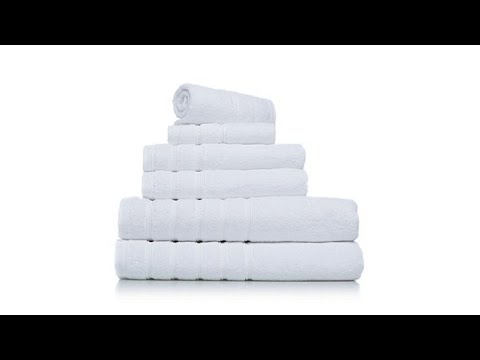 Concierge Collection 6piece 100% Combed Cotton Towel Set