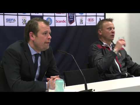 Presskonferens efter matchen mot BP