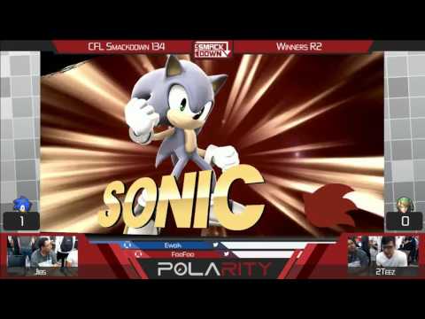 CFL Smackdown 134 WiiU - Jibs (Sonic) vs 2Teez (Link) - Winners R2