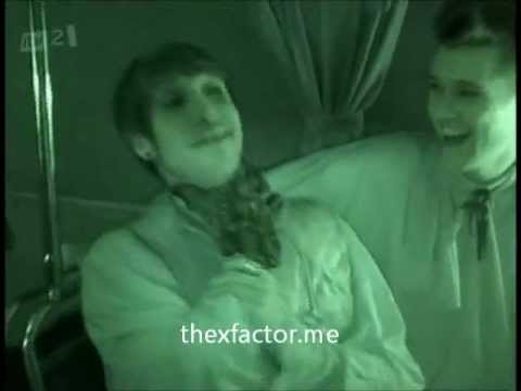 X Factor 2012 contestants fright night fears on a London  Bus