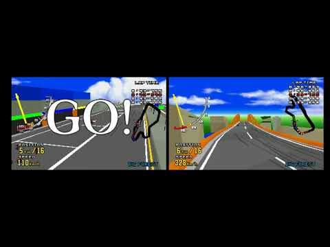 Virtua Racing Stock Car vs Formula 1