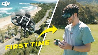 FPV Beginner Tries FLIPS On First FLIGHT! - DJI Avata Manual Mode