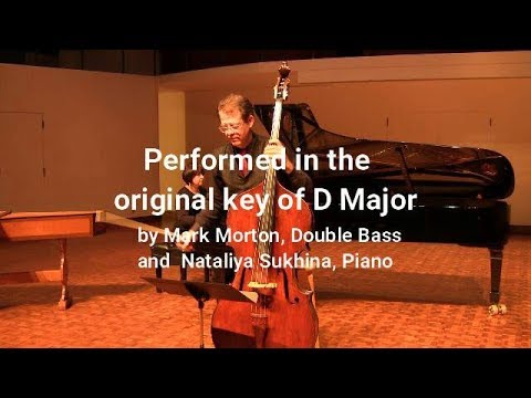 Capuzzi: Concerto for Double Bass (complete)