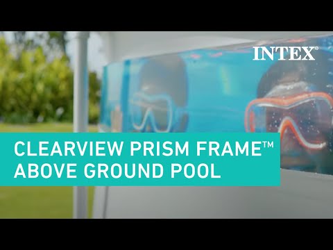 Intex® Clearview Prism Frame™ Premium Above Ground Pool