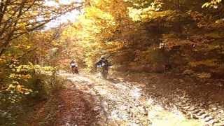 preview picture of video 'CARPATHIAN'S ADVENTURES - moto in Poiana Ruscai Mountains - October 2013'