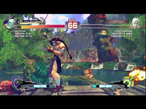 SSF4 AE Ver. 2012: rigerbom [Vega] vs. hugahugahuga [El Fuerte] - PSN Ranked Match