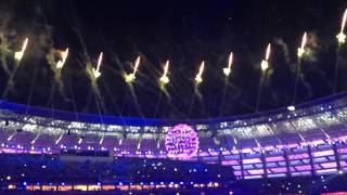 Baku 2015 - Closing Ceremony - Jonh Newman-Love me again Live &fireworks show
