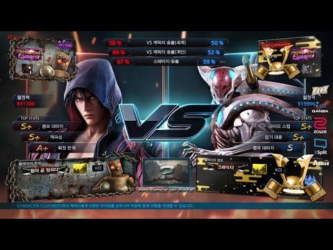 ATL Tournament - CherryBerryMango (jin) VS eyemusician (yoshimitsu)