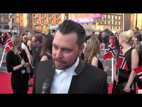Eurovision 2014: Red Carpet Interview with Carl Espen (Norway)
