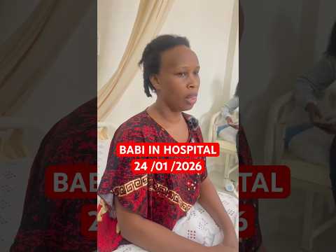 Babi Kyagulanyi in the hospital today #babikyagulanyinow