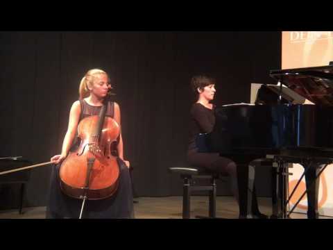 Klara Flohr, Violoncello - E. Elgar, Konzert e-Moll Op.83 1. Andante-Moderato