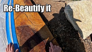 How to Stain and Re-seal Decorative Concrete