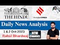 The Hindu Daily Editorial And News Analysis 1 2 October 2023 UPSC CSE 23 Rahul Bhardwaj