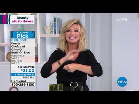 Korres Olive Oil   Blossom Body Oil Duo