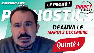 emission video des courses turf pmu du Mardi 2 décembre 2025