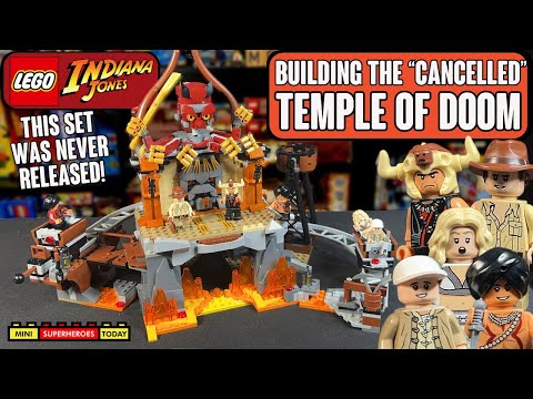 REVIEW: The CANCELED "Temple of Doom" LEGO Indiana Jones Set 77014 (Tyrinov Rebrickable Model)
